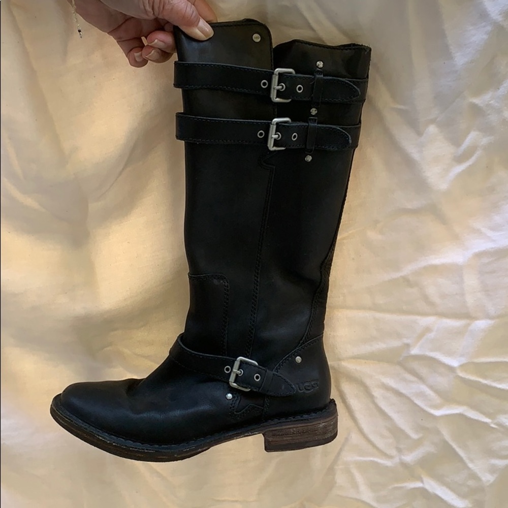 Ugg buckled zip up boots. Size 7